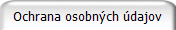 Ochrana osobn�ch �dajov